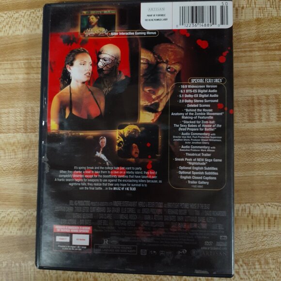 House of the Dead 2003 DVD Horror Zombie Uwe Boll Y2K Video Game Cult Classic - Picture 2 of 8